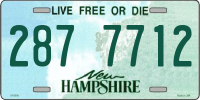 NH license plate 2877712