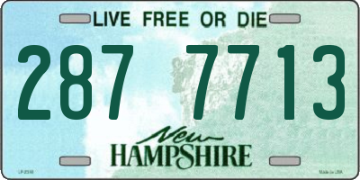 NH license plate 2877713