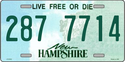 NH license plate 2877714