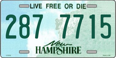 NH license plate 2877715