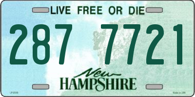 NH license plate 2877721
