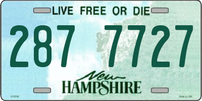 NH license plate 2877727
