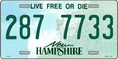 NH license plate 2877733