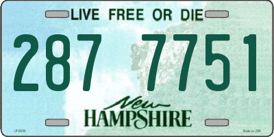 NH license plate 2877751