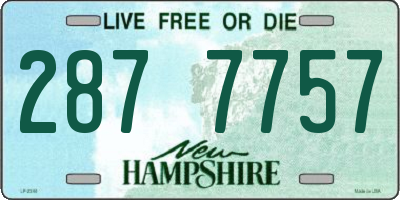 NH license plate 2877757