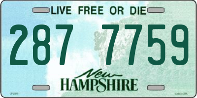 NH license plate 2877759
