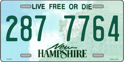 NH license plate 2877764