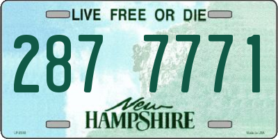 NH license plate 2877771