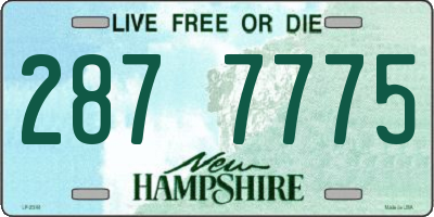 NH license plate 2877775