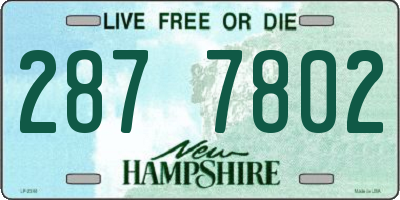 NH license plate 2877802