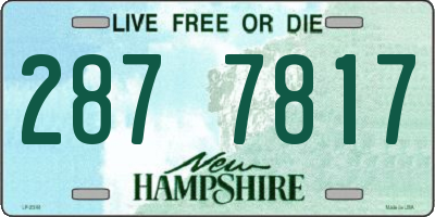 NH license plate 2877817