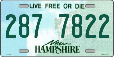NH license plate 2877822