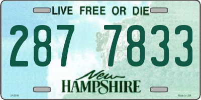 NH license plate 2877833
