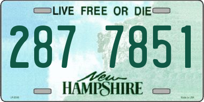 NH license plate 2877851