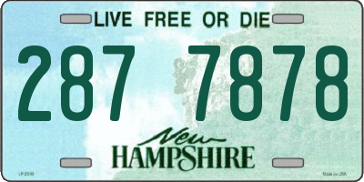 NH license plate 2877878