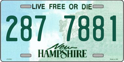 NH license plate 2877881