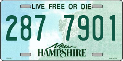 NH license plate 2877901