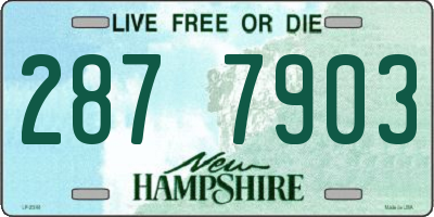NH license plate 2877903
