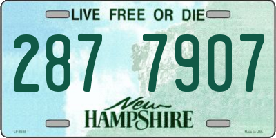 NH license plate 2877907