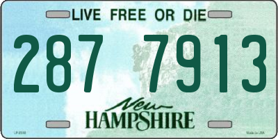 NH license plate 2877913