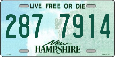 NH license plate 2877914