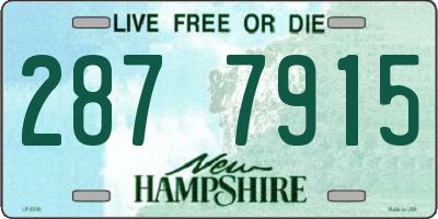 NH license plate 2877915