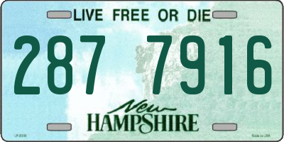 NH license plate 2877916