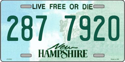 NH license plate 2877920