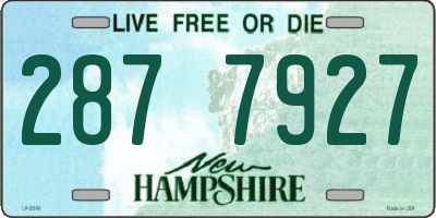 NH license plate 2877927