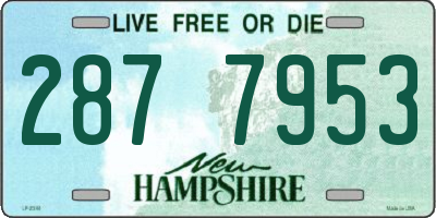 NH license plate 2877953