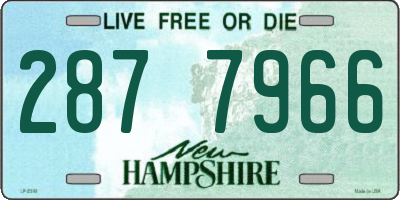 NH license plate 2877966
