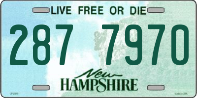 NH license plate 2877970