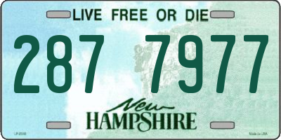 NH license plate 2877977