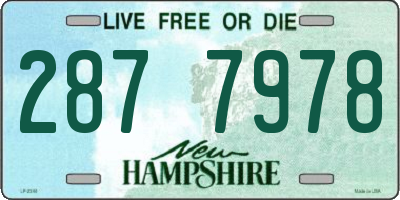 NH license plate 2877978