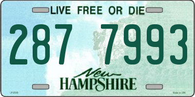 NH license plate 2877993