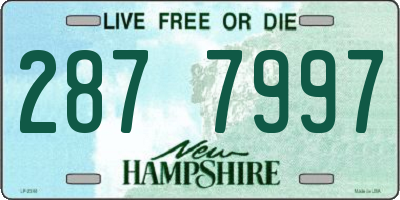 NH license plate 2877997
