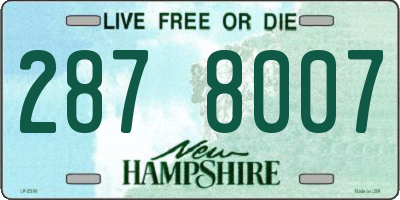NH license plate 2878007