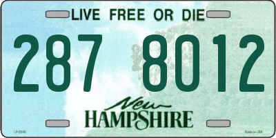 NH license plate 2878012