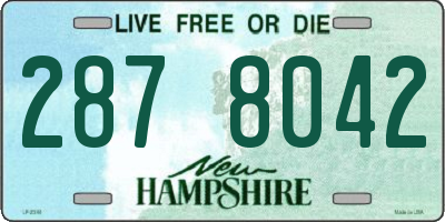 NH license plate 2878042