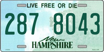 NH license plate 2878043