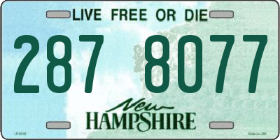 NH license plate 2878077