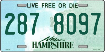 NH license plate 2878097