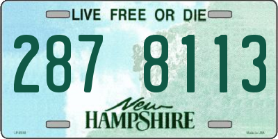 NH license plate 2878113