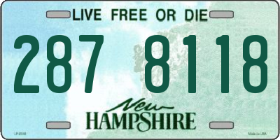 NH license plate 2878118