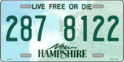 NH license plate 2878122