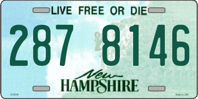 NH license plate 2878146
