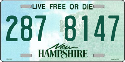 NH license plate 2878147