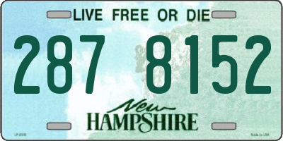NH license plate 2878152
