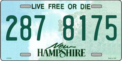 NH license plate 2878175