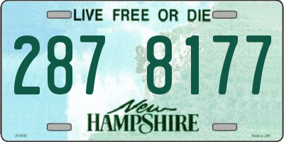 NH license plate 2878177